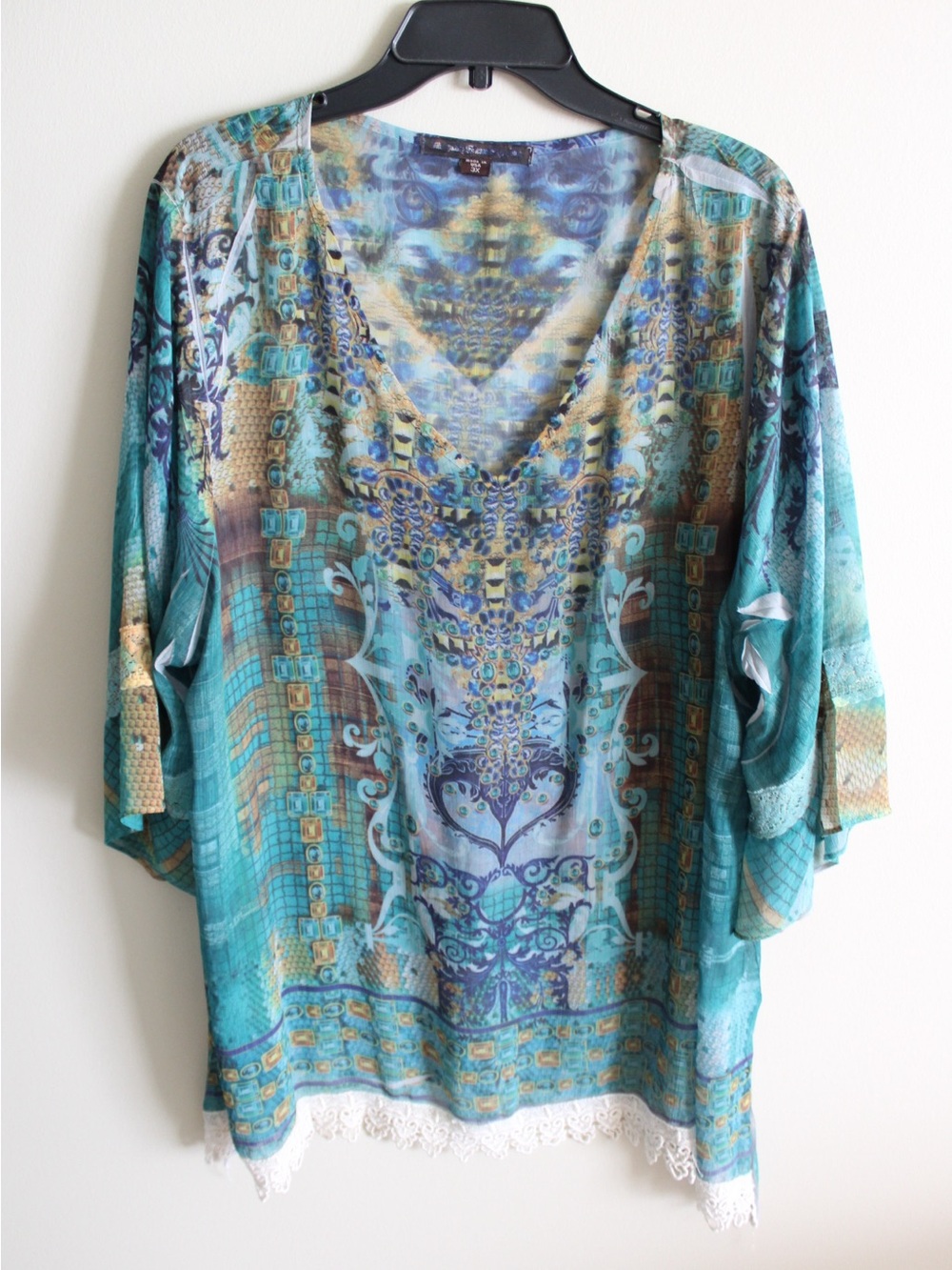 Mushka by Sienna Rose Green Top Size 3X